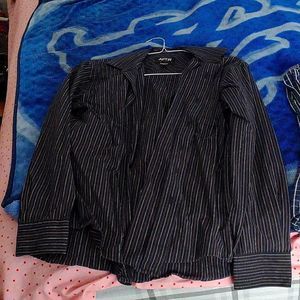 3 men's dress shirts 1st one is 100 % cotton, apt 9, 16 34/35, 2nd one is grant